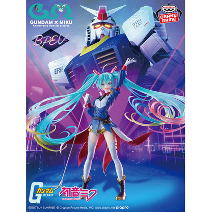 Gundam 45th Anniversary × Hatsune Miku – BANPRESTO EVOLVE – GUNDAM Collaboration Figure